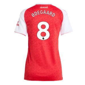 Arsenal Martin Odegaard #8 Jalkapallovaatteet Naisten Kotipaita 2025-26 Lyhythihainen